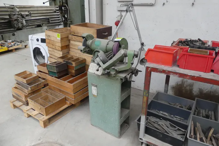 Werkö -(VEB Werkzeugfabrik Königsee) - Doppelschleifmaschine Typ: SBU 40